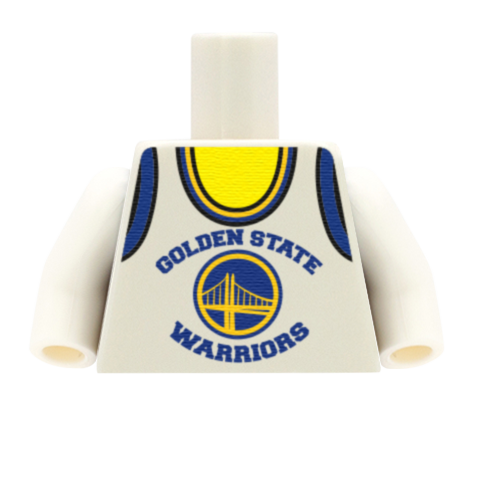 Golden State Warriors (West Conference) - Custom Design Minifigure Torso