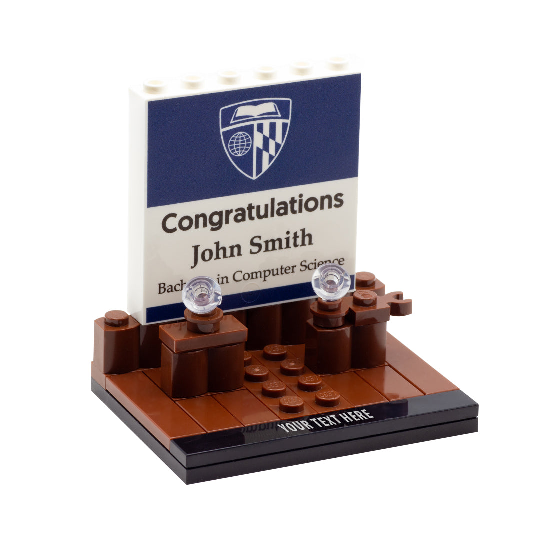 Graduation Display for LEGO Minifigure