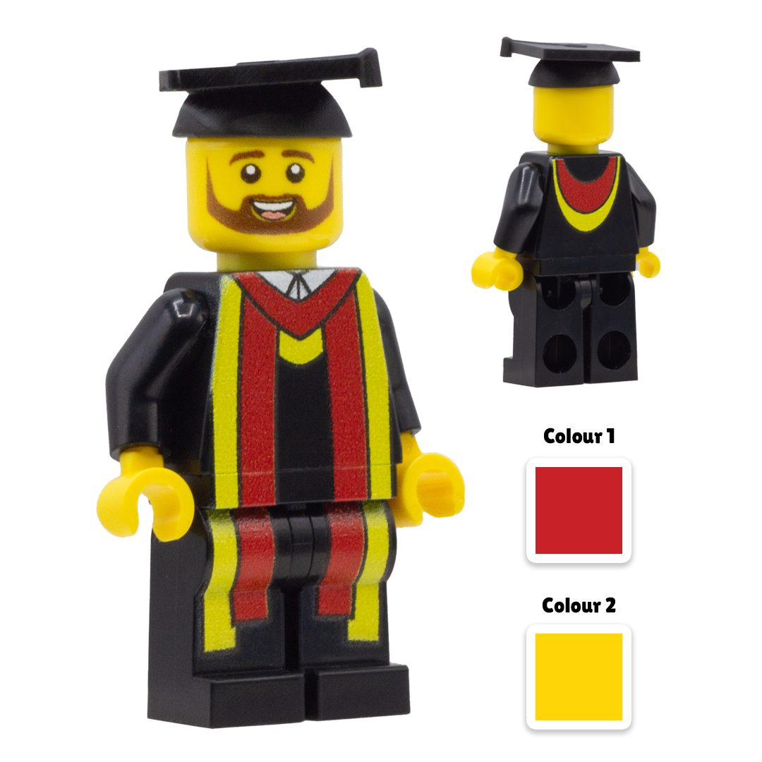 Custom LEGO Minifigure - Customisable Graduation Figure