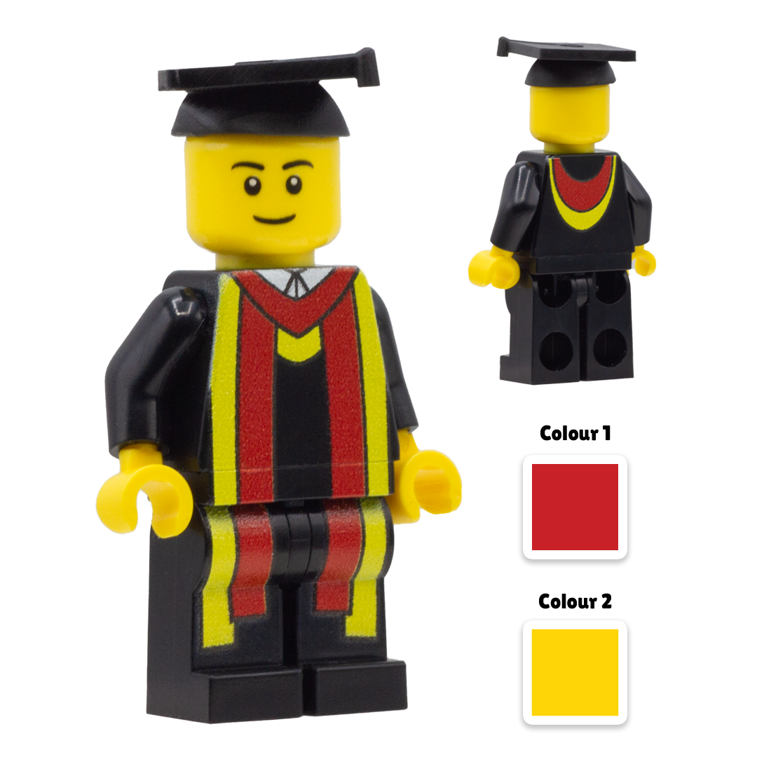 Custom LEGO Minifigure - Customisable Graduation Figure