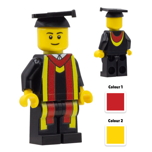 Custom LEGO Minifigure - Customisable Graduation Figure
