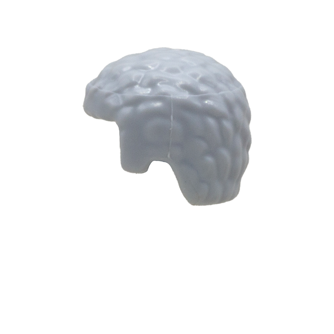 Short Grey LEGO Minifigure Afro