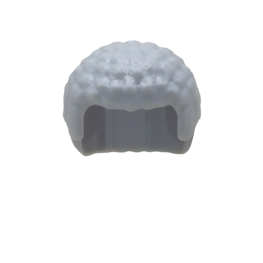 Short Grey LEGO Minifigure Afro