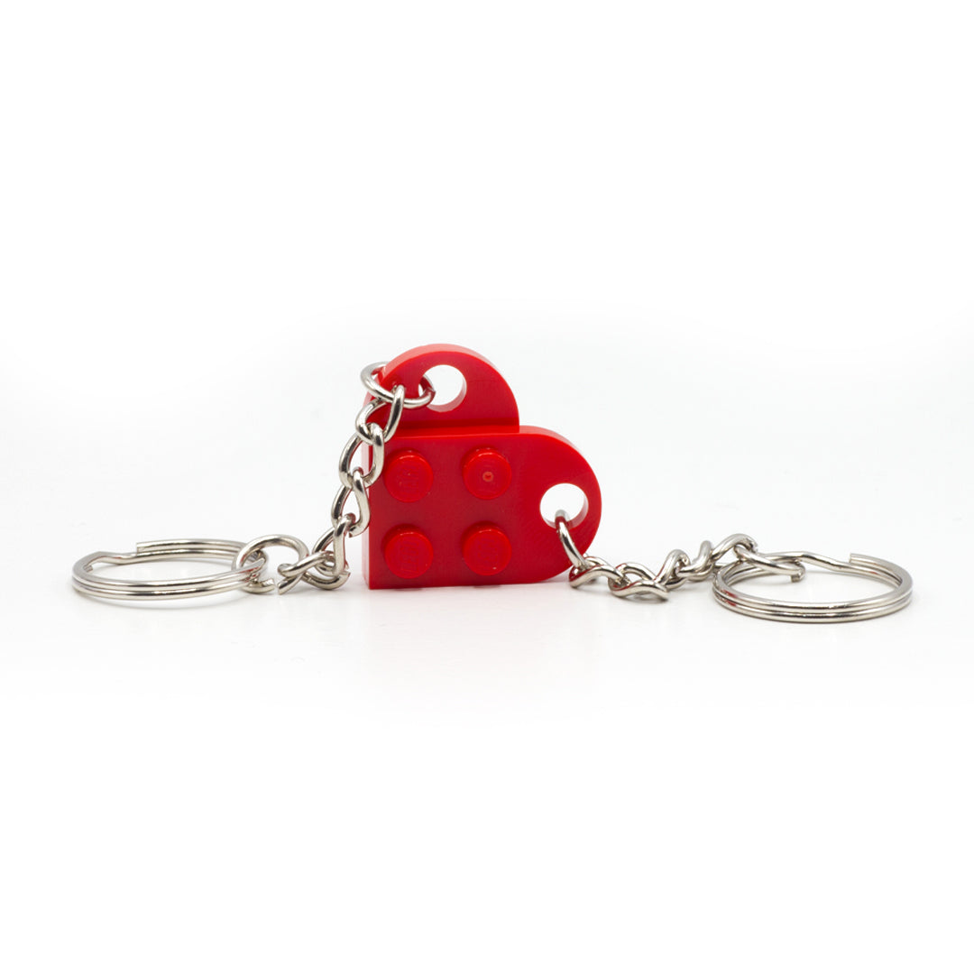 LEGO Split Heart Keychain