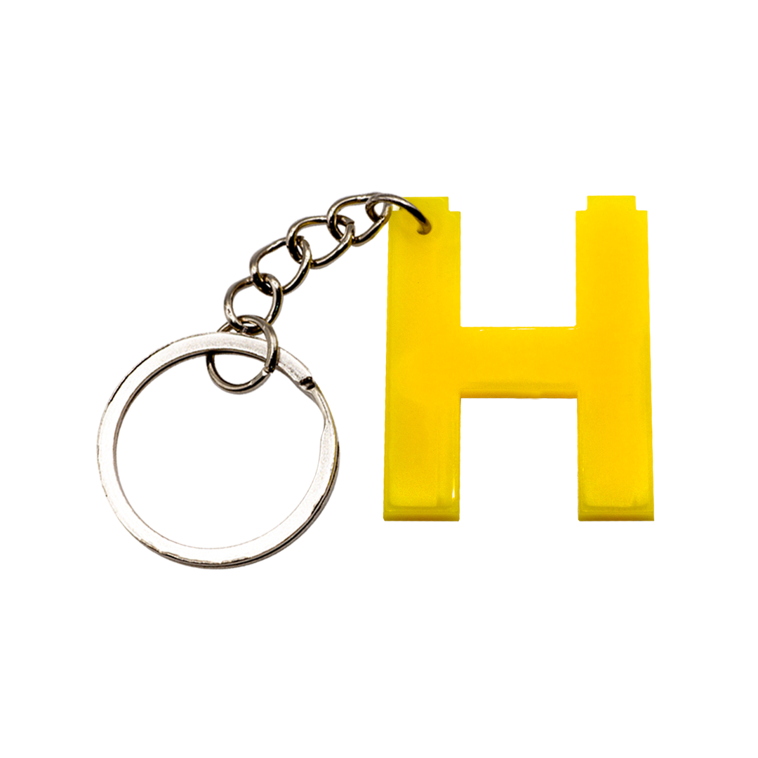 LEGO Acrylic Letter Keychain