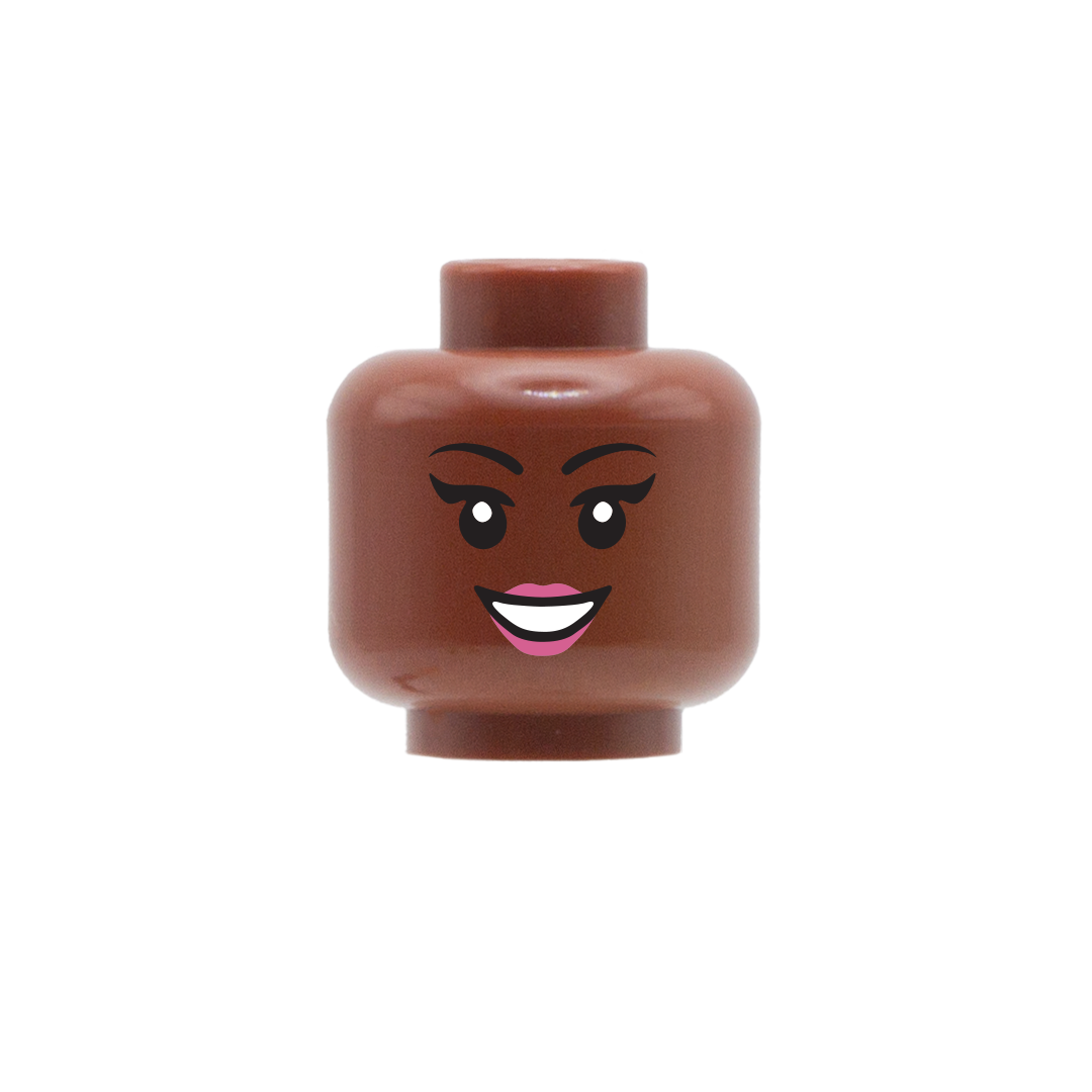Happy Smile Whoops LEGO Minifigure Head Minifigs me Happy Smile Whoops LEGO Minifigure Head Minifigs me