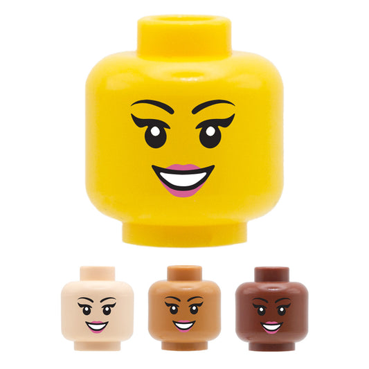 Happy Smile / Whoops  - LEGO Minifigure Head