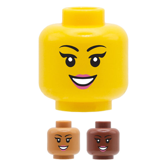 Happy Smile / Whoops  - LEGO Minifigure Head