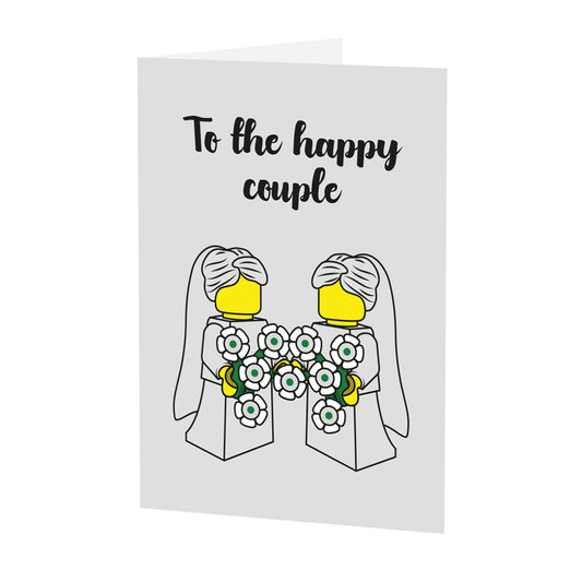 'To The Happy Couple' Mrs & Mrs - Greeting Card