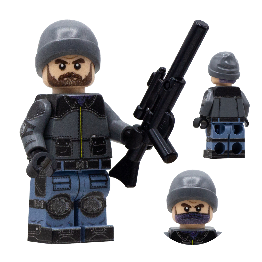 Jim Hopper from Stranger Things Season 5 - Custom Design LEGO Minifigure