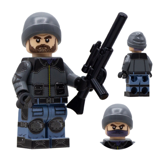 Jim Hopper from Stranger Things Season 5 - Custom Design LEGO Minifigure