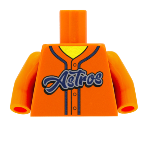 Houston Astros (American League) - Custom Design Minifigure Torso