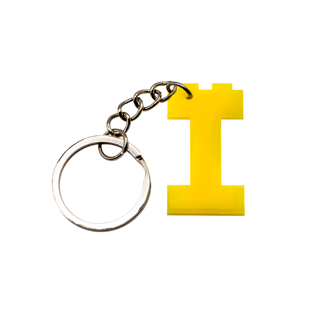 LEGO Acrylic Letter Keychain