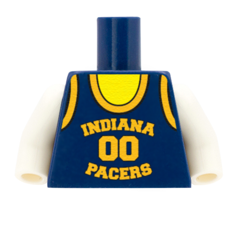 Indiana Pacers (East Conference) - Custom Design Minifigure Torso
