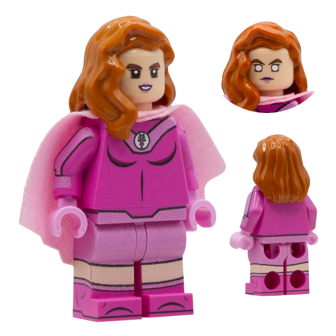 Atom Eve from the animated series 'Invincible'; Gillian Jacobs - Custom Design LEGO Minifigures