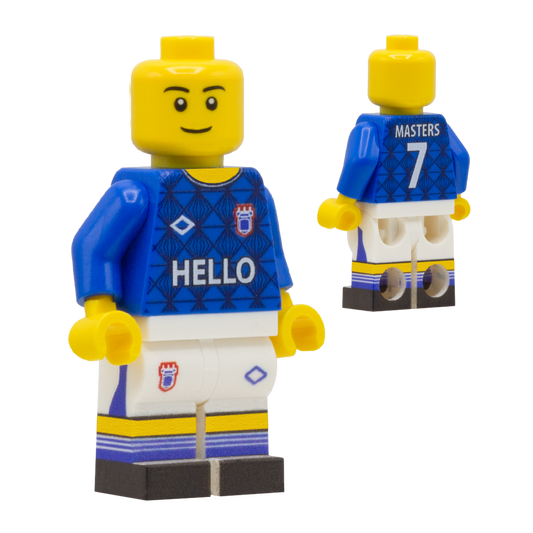 Personalised Ipswich Town Kit - Custom Design Minifigure