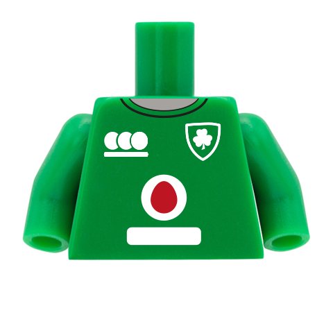 Personalised Rugby Shirt - Custom Design Minifigure Torso