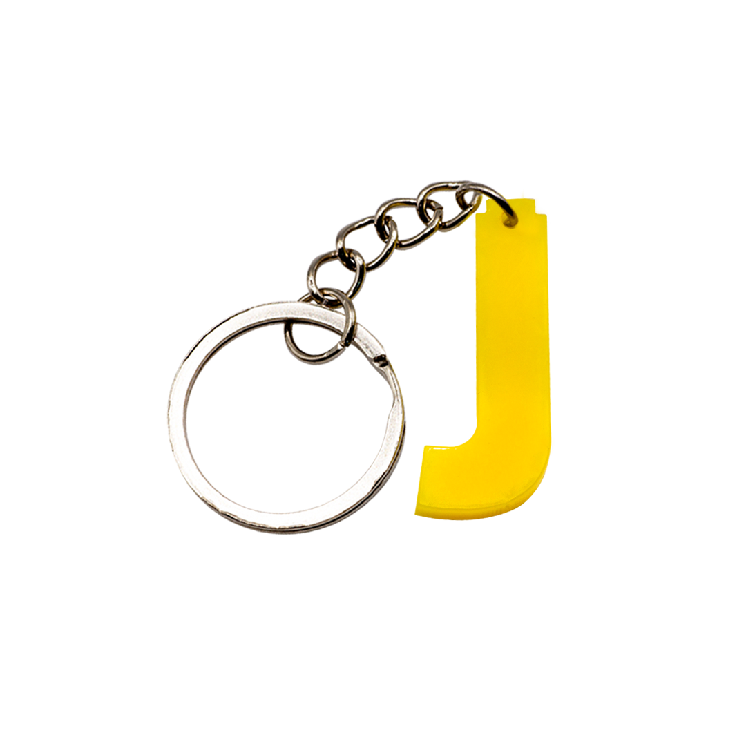 LEGO Acrylic Letter Keychain