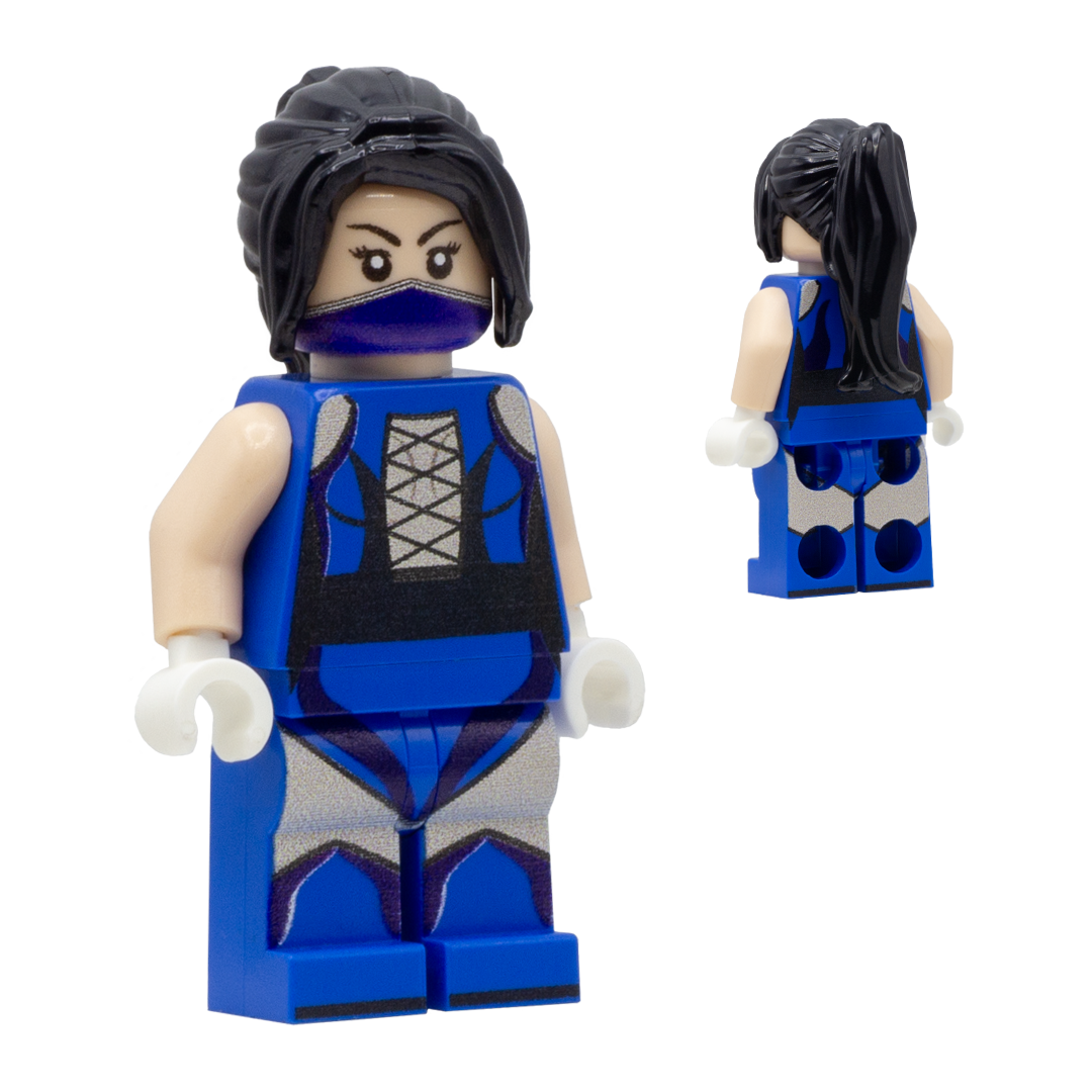 Mortal Kombat - Kitana - Custom Design LEGO Minifigure