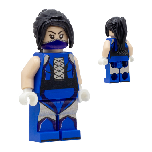 Mortal Kombat - Kitana - Custom Design LEGO Minifigure