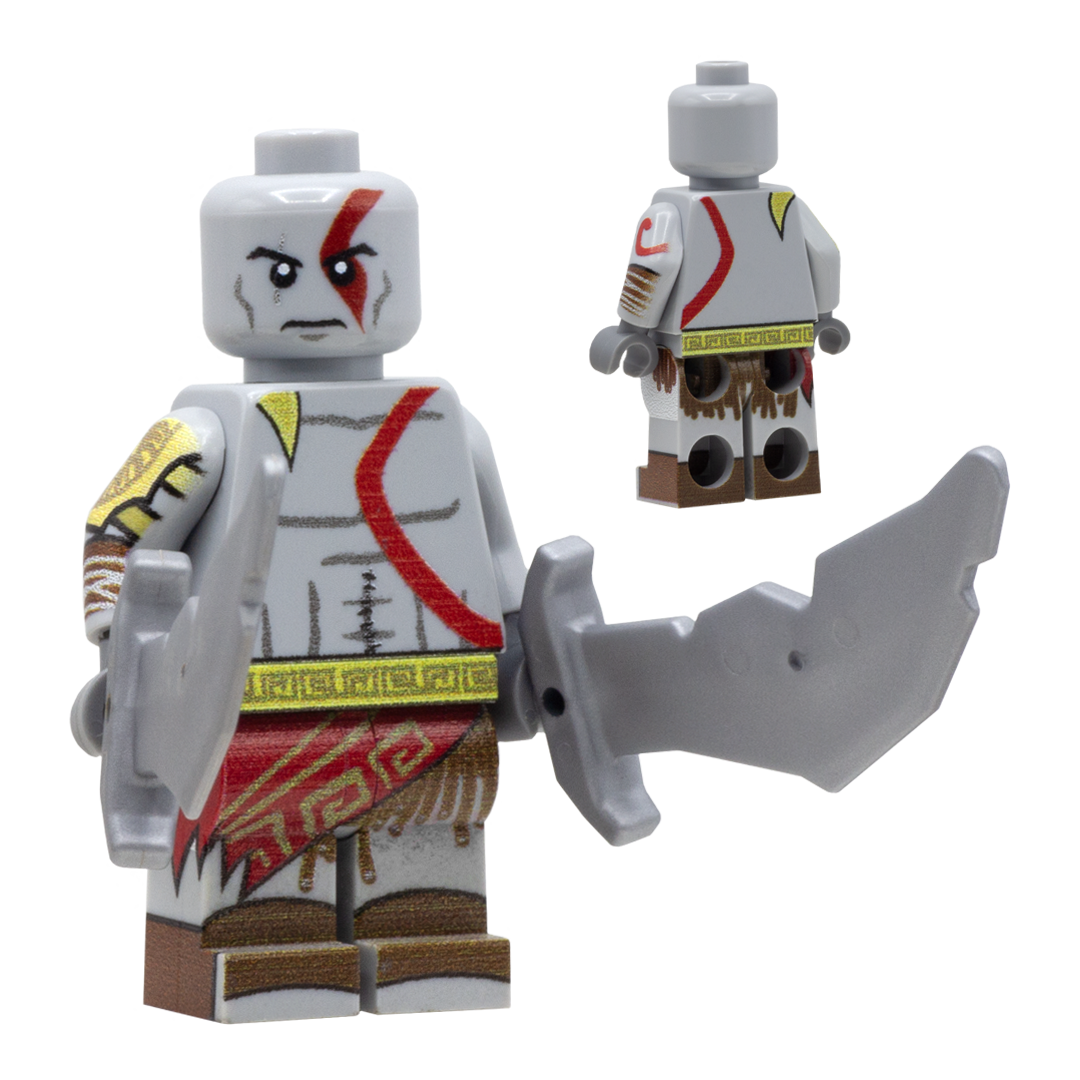 God Of War - Kratos - Custom Design LEGO Minifigure