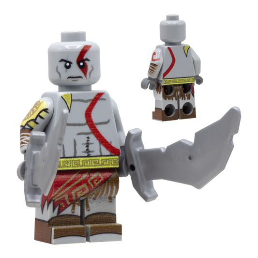 God Of War - Kratos - Custom Design LEGO Minifigure