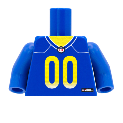 LA Rams (NFC) - Custom Design Minifigure Torso