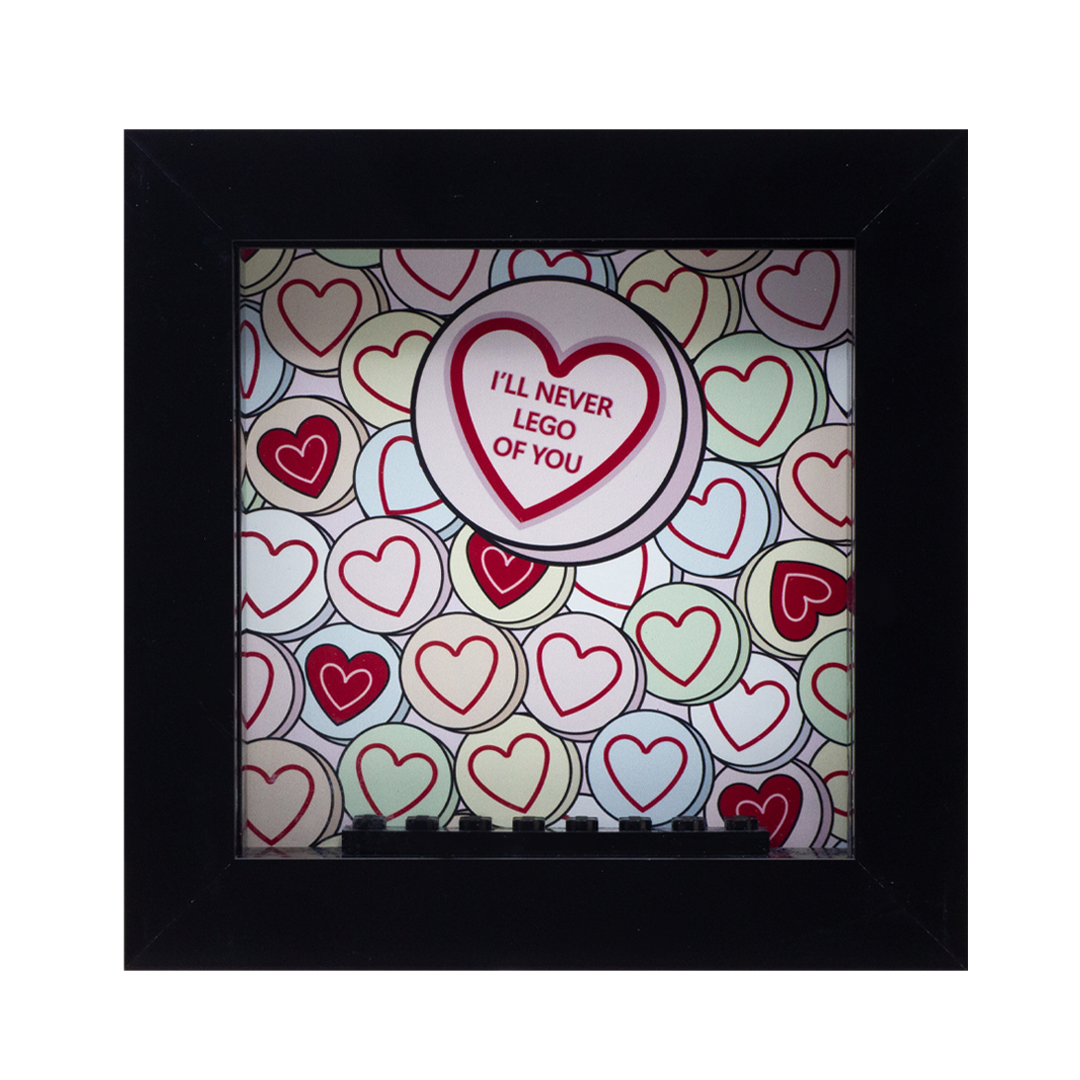 LEGO Minifigure Couples Display Frame Gift