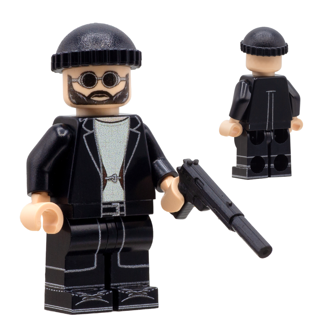 Custom minifigure inspired by Leon from Leon: The Professional movie. 