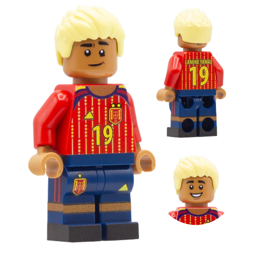 Spain Number 19 - Custom Design World Cup Minifigure