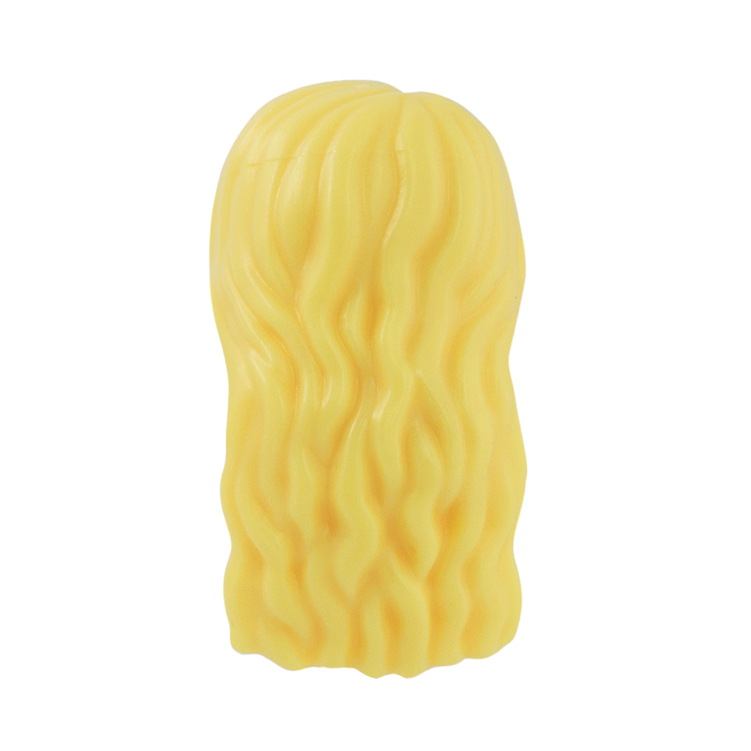 Light Blonde Very Long Wavy Hair - LEGO Minifigure Hair