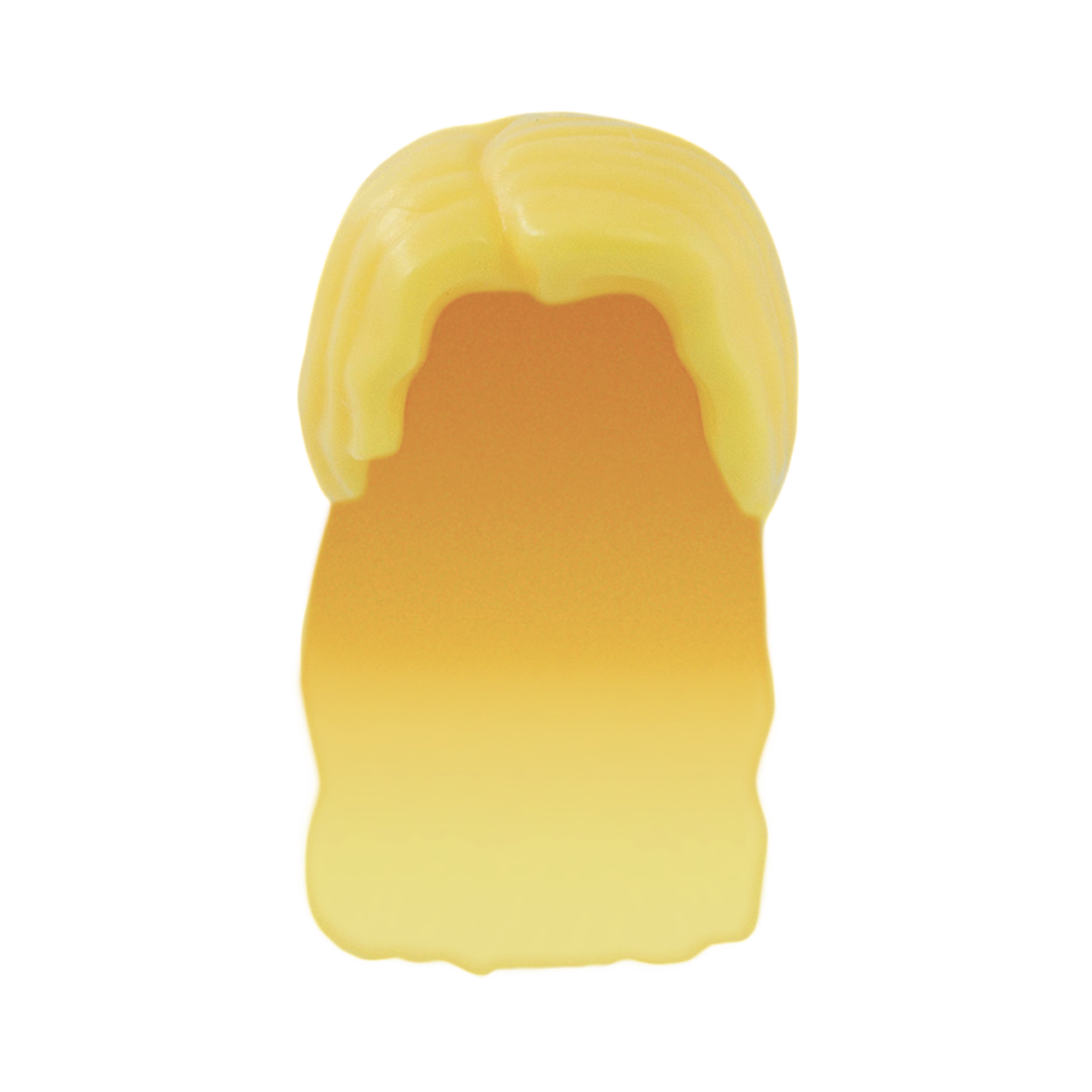 Light Blonde Very Long Wavy Hair - LEGO Minifigure Hair