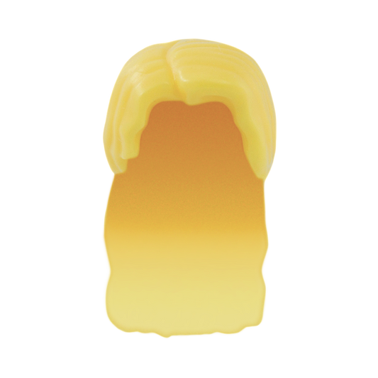 Light Blonde Very Long Wavy Hair - LEGO Minifigure Hair
