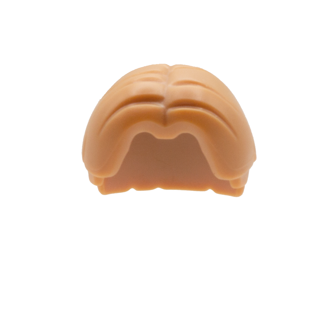 Light Ginger Centre Parted Bowl Cut LEGO Minifigure Hair Minifigs.me