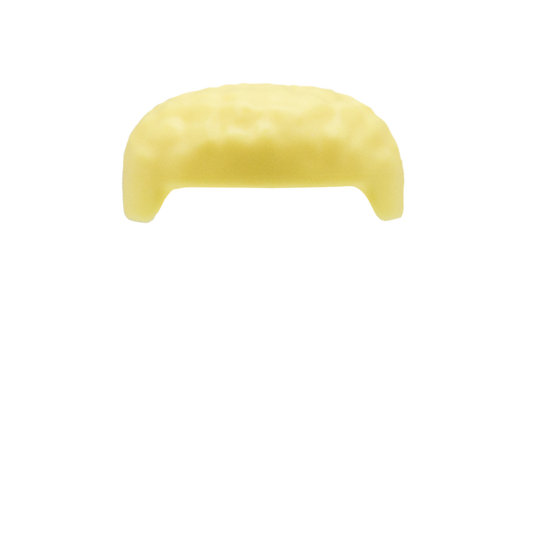 Light Blonde Tiny Short Afro - LEGO Minifigure Hair