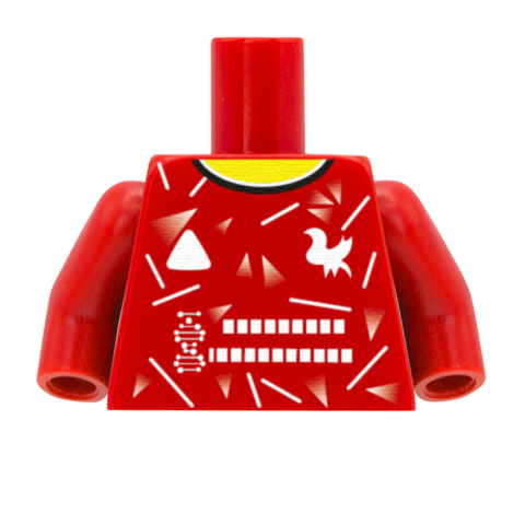 Personalised Liverpool Shirt - Custom Design Minifigure Torso