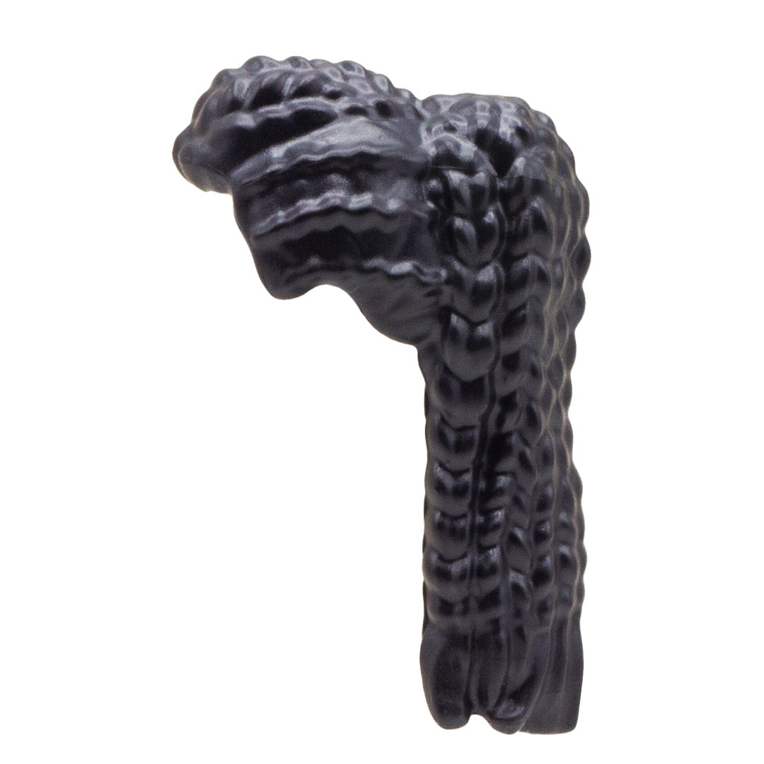 Long Black Braids with Cornrows - LEGO Minifigure Hair – Minifigs.me