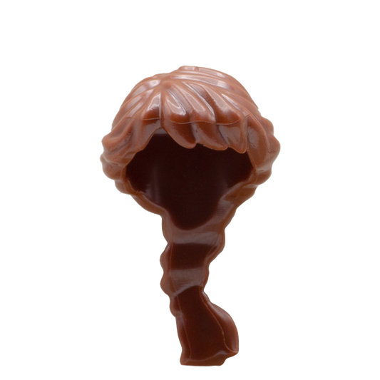 Brown Long Plaited - LEGO Minifigure Hair