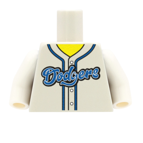Los Angeles Dodgers (National League) - Custom Design Minifigure Torso