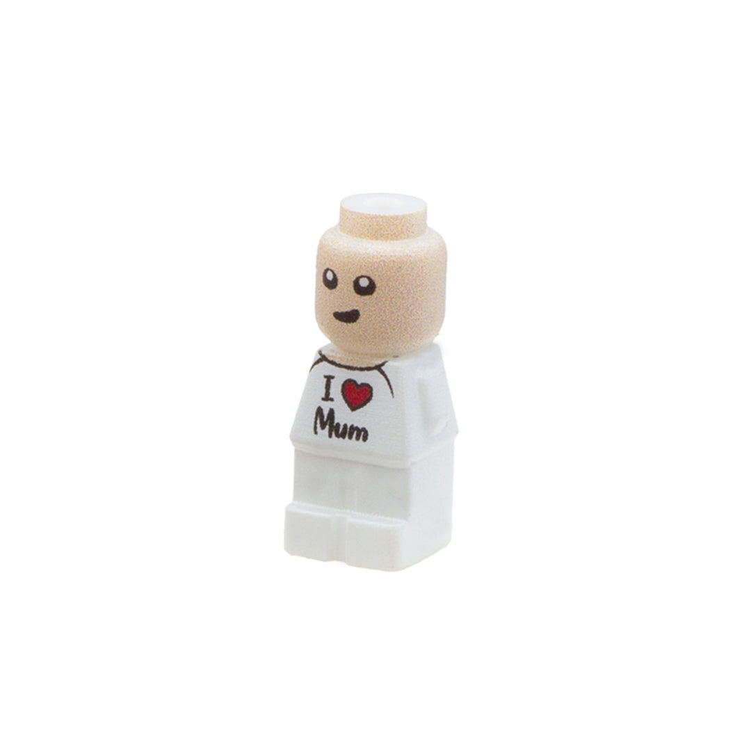 'I Love Mum' Baby - Custom 3D Printed LEGO Baby