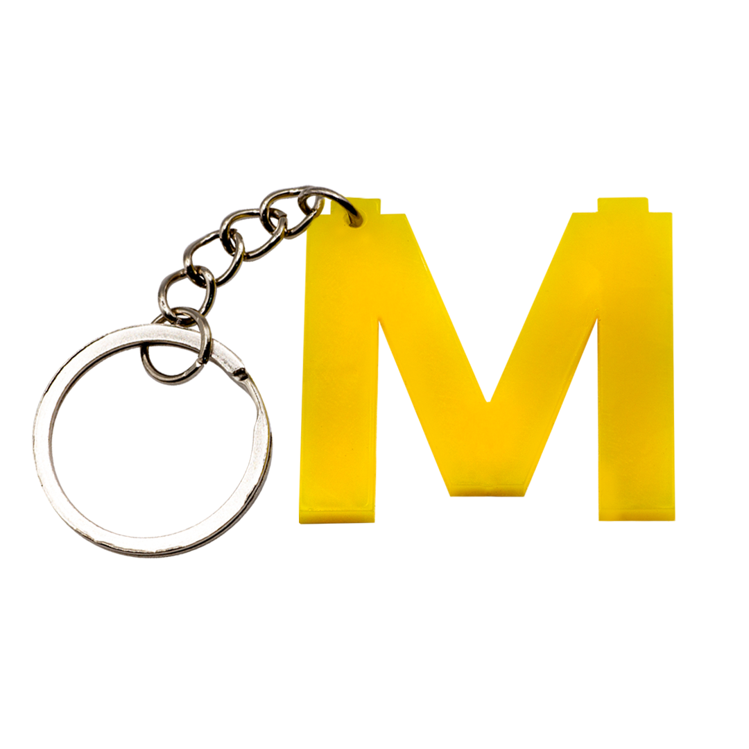 LEGO Acrylic Letter Keychain