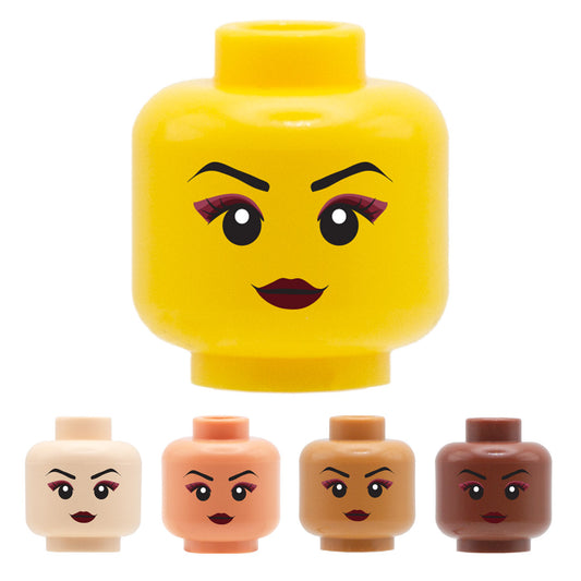 Makeup Smile - Custom Printed Minifigure Head