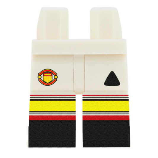 Manchester United Football Shorts - Custom Minifigure Legs
