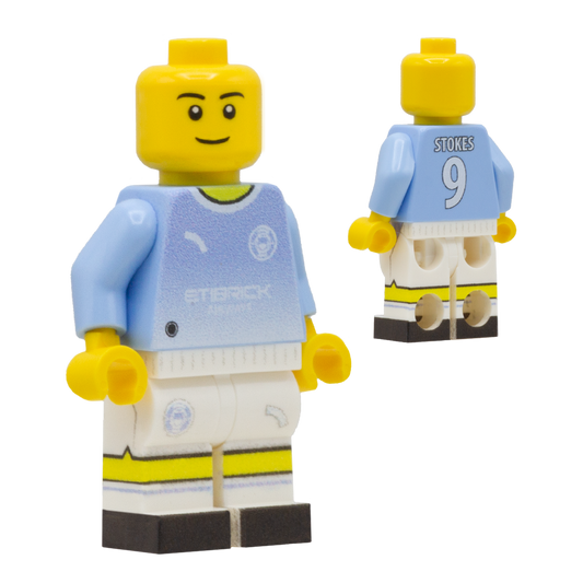 Personalised Manchester City Kit - Custom Design Minifigure