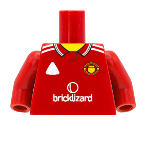 Personalised Man United Shirt - Custom Design Minifigure Torso