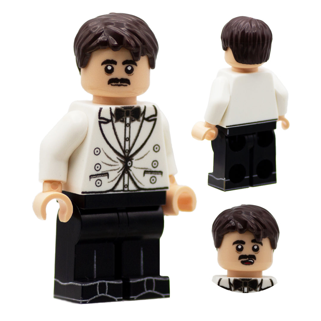 Custom Lego Minifigure Fawlty Towers Set (Manuel)