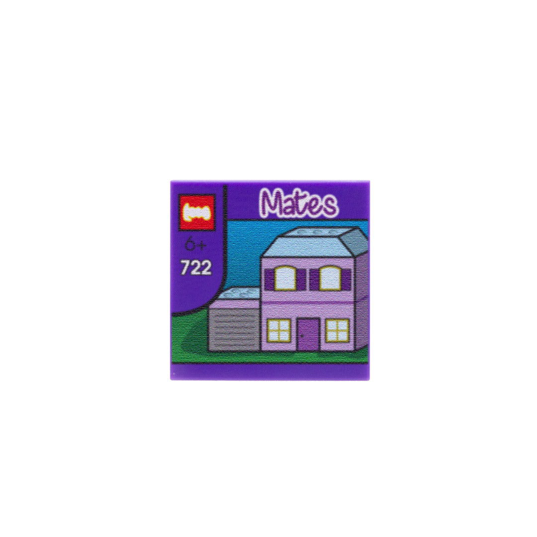 LEGO Friends Mates Box of Blocks - Custom Design Tile