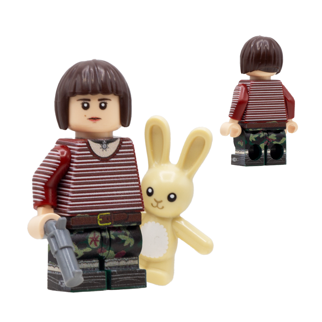 Custom minifigure inspired by Mathilda from Leon: The Professional movie. 