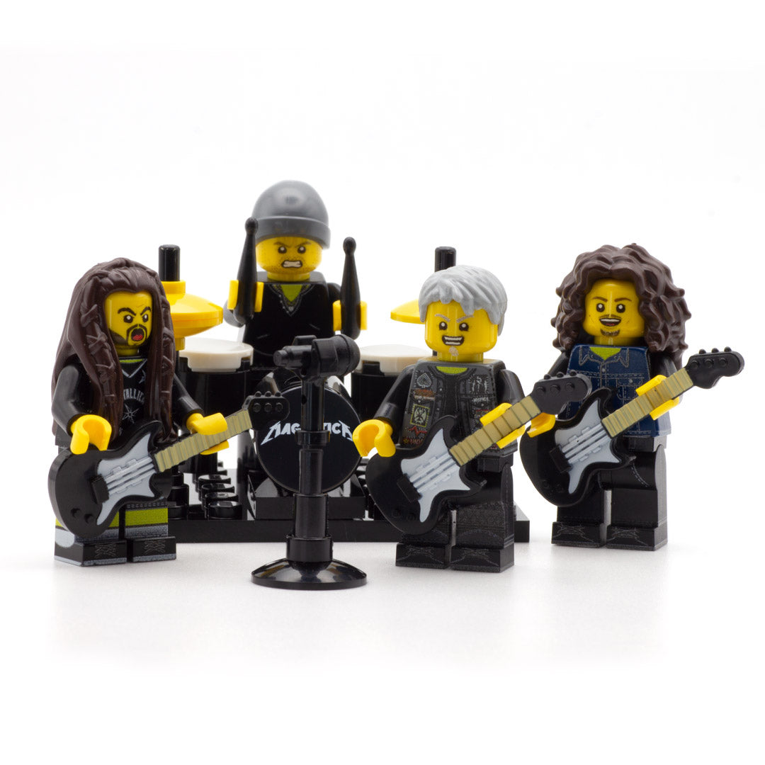 Metallica Band - Custom Design LEGO Minifigure Set