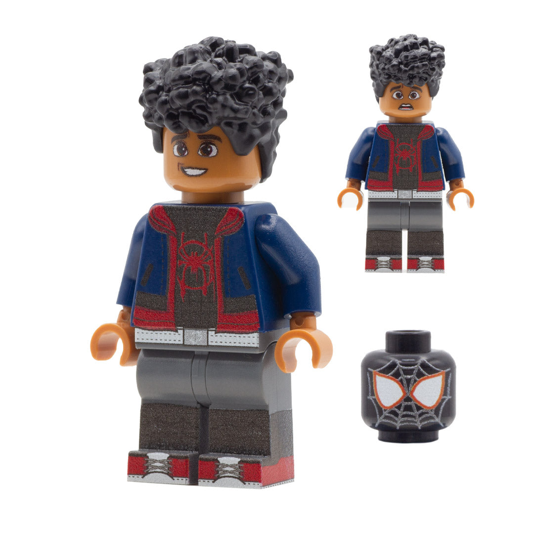 Miles Morales - Into the Spiderverse - Custom Design LEGO Minifigure Set